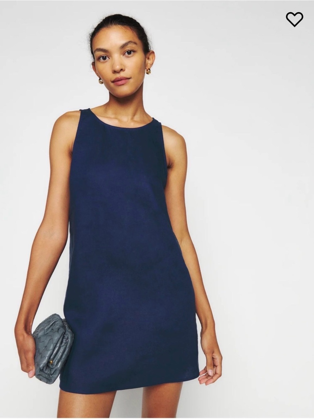 Reformation Jessi Linen Mini Dress